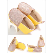Оптовик обувь складе для новорожденного блестками желтый розовый легкой одежды детской обуви